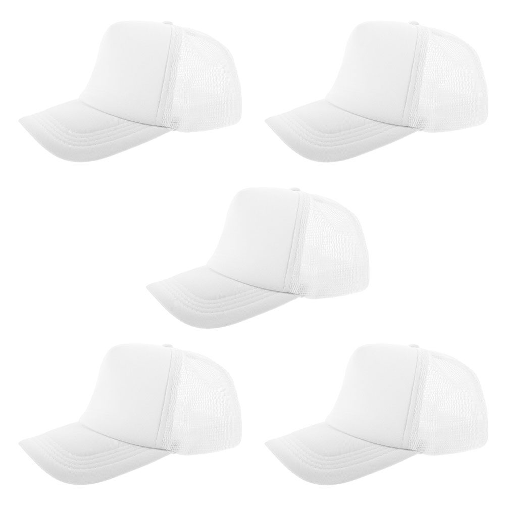 Hat Sublimation Blank - 5Pcs Blank Mesh Baseball Hat for