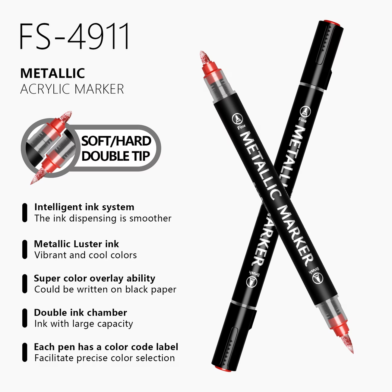 Flysea 12/24 Color Metallic Ac - Copic Marker Classic 评论和价格