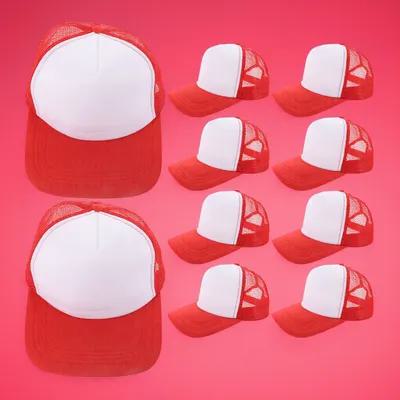 10Pcs Blank Baseball Caps Mesh - Hat Sublimation Blank 评论和价格