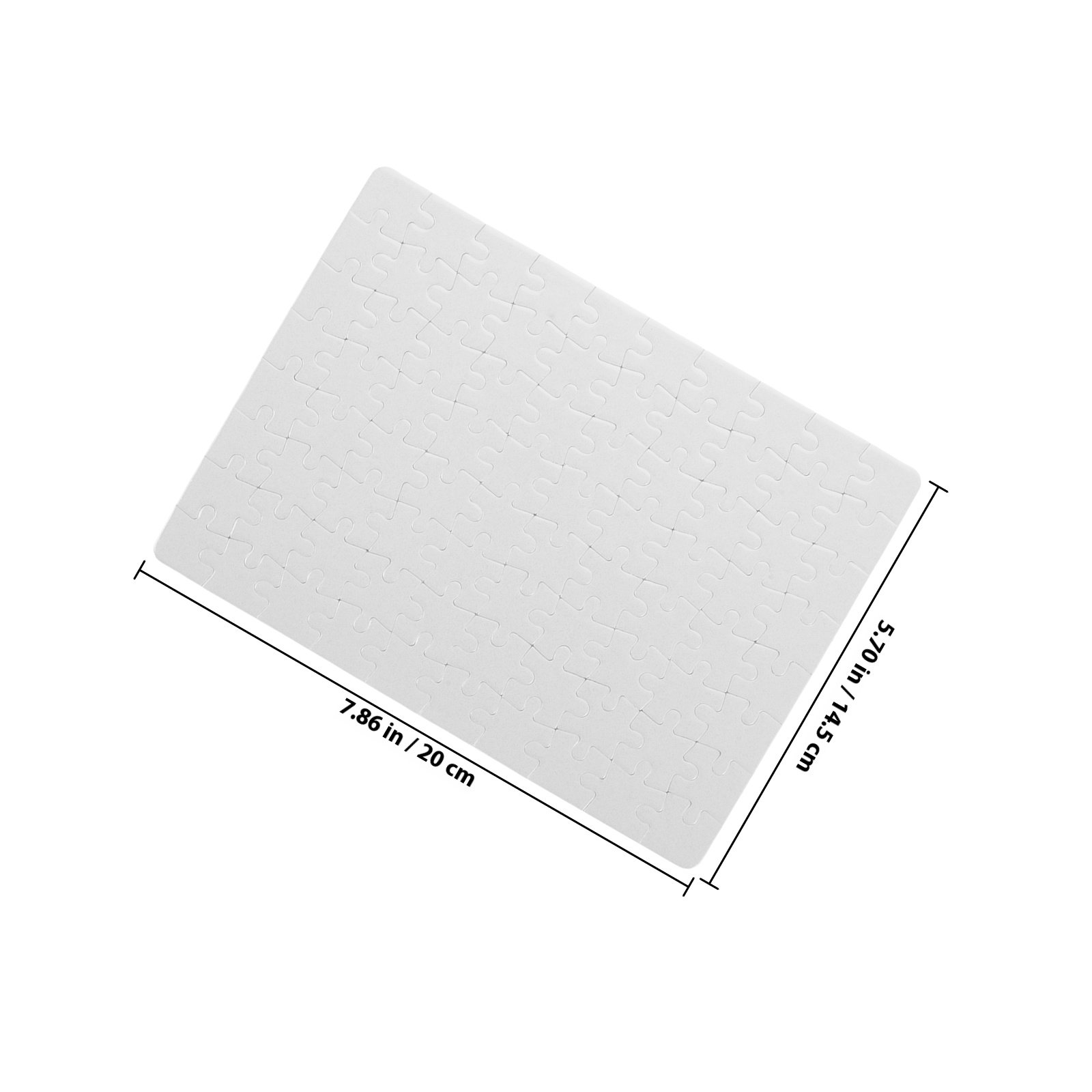 4Sheets Blank Puzzle Pieces Wh - Puzzle Blank White 评论和价格