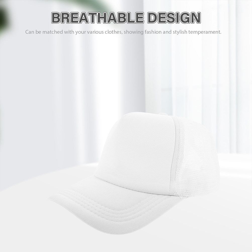 5Pcs Blank Mesh Baseball Hat f - Hat Sublimation Blank 评论和价格
