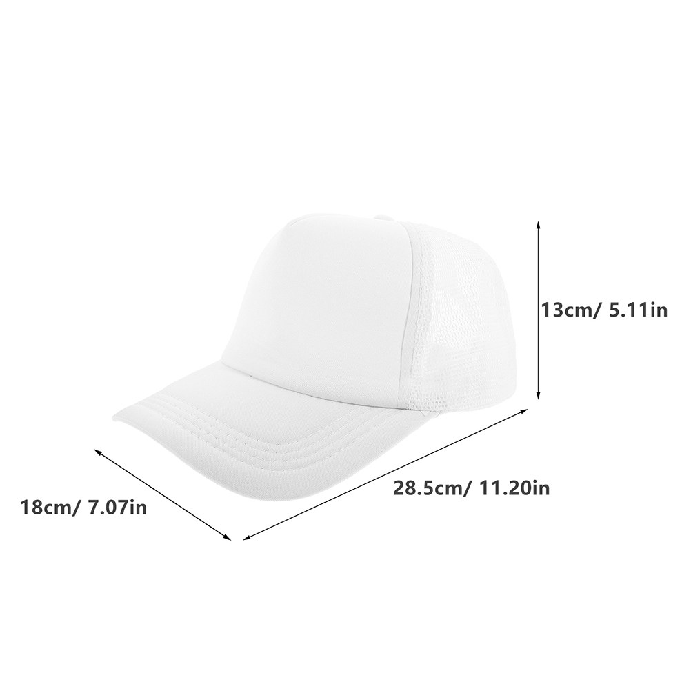 5Pcs Blank Mesh Baseball Hat f - Hat Sublimation Blank 评论和价格
